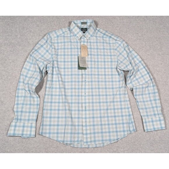 GENTEAL Men Shirt Small NWT $125 Greer Untucked Sport Performance Long Sleeve
